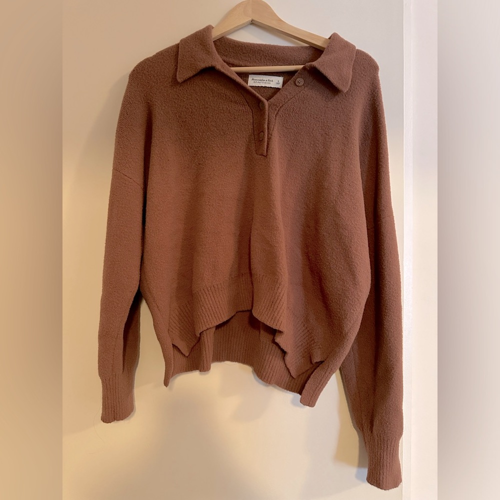 Abercrombie & Fitch Brown Burnt Orange Sweater